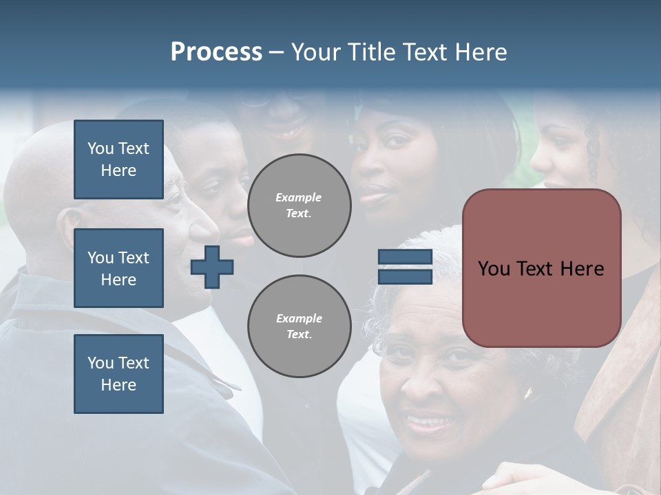 A Group Of People Standing Next To Each Other PowerPoint Template