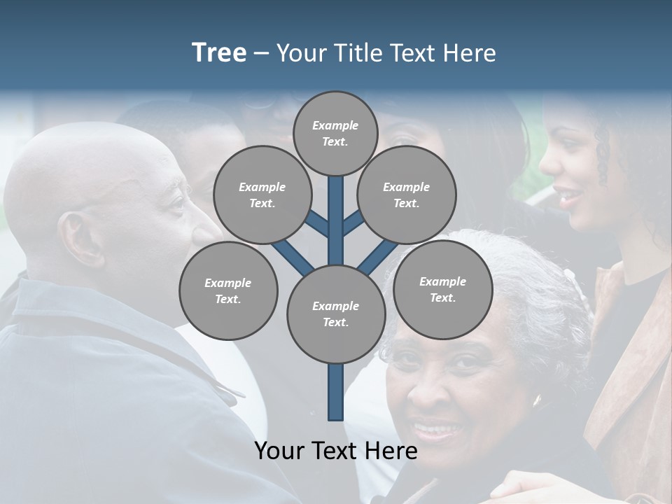 A Group Of People Standing Next To Each Other PowerPoint Template