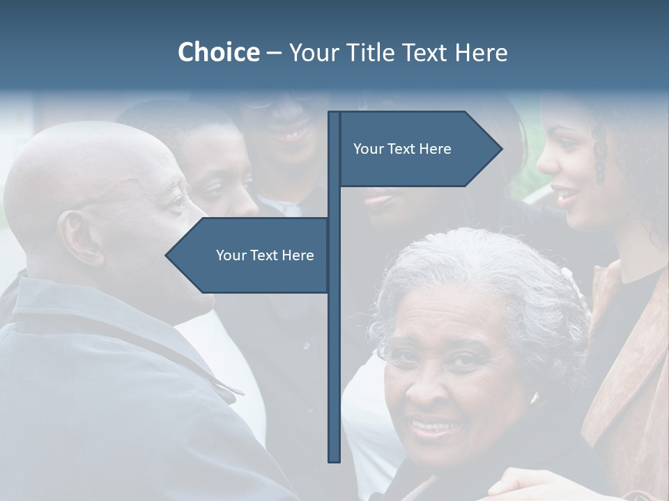 A Group Of People Standing Next To Each Other PowerPoint Template