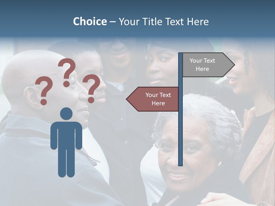A Group Of People Standing Next To Each Other PowerPoint Template