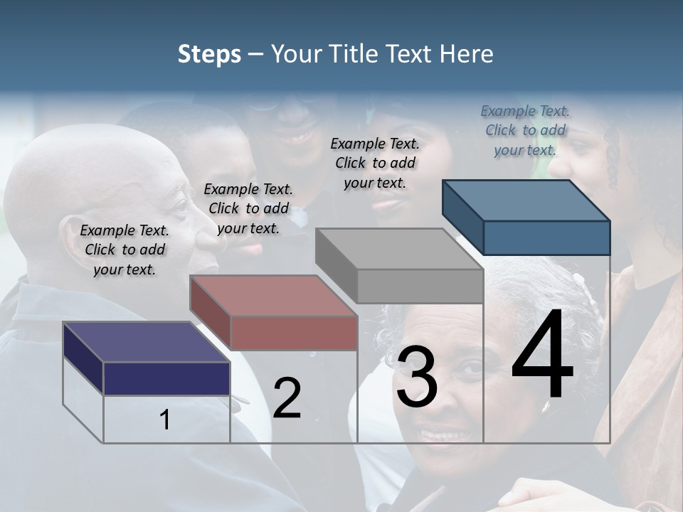 A Group Of People Standing Next To Each Other PowerPoint Template