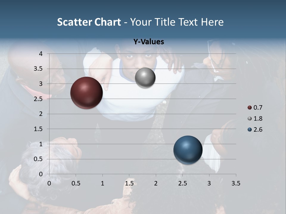 A Group Of People Standing Around Each Other PowerPoint Template