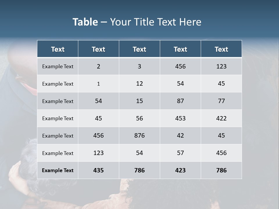 A Group Of People Standing Around Each Other PowerPoint Template