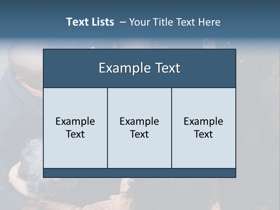 A Group Of People Standing Around Each Other PowerPoint Template
