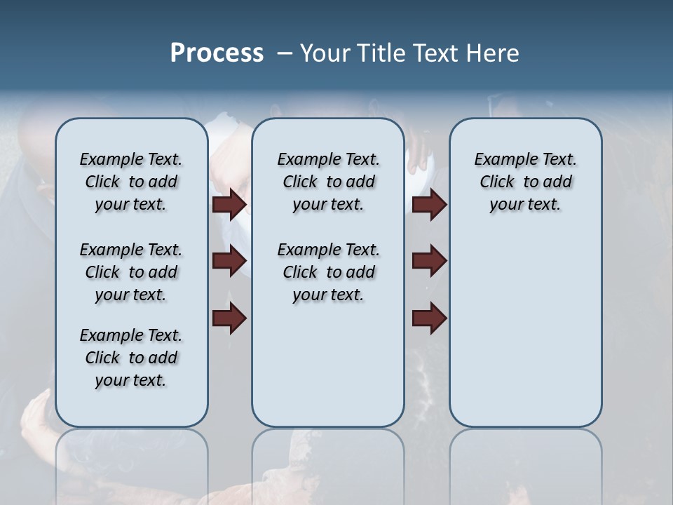 A Group Of People Standing Around Each Other PowerPoint Template