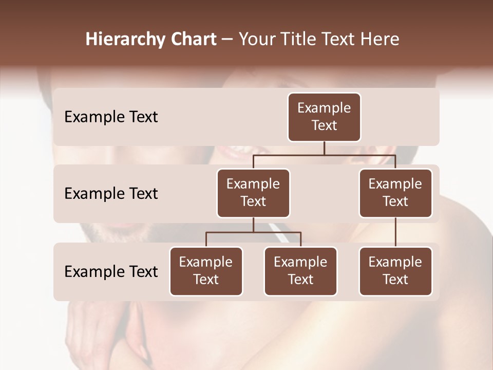 A Man And Woman Are Smiling For The Camera PowerPoint Template