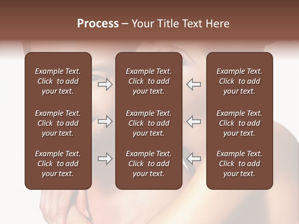 A Man And Woman Are Smiling For The Camera PowerPoint Template