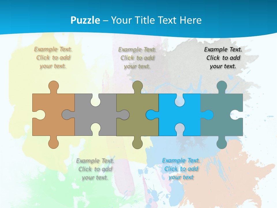 A Colorful Paint Splash Powerpoint Presentation PowerPoint Template