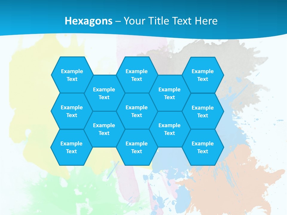 A Colorful Paint Splash Powerpoint Presentation PowerPoint Template