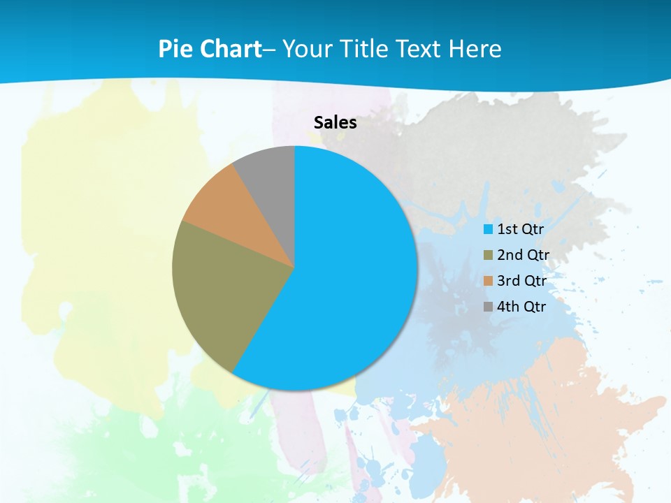 A Colorful Paint Splash Powerpoint Presentation PowerPoint Template