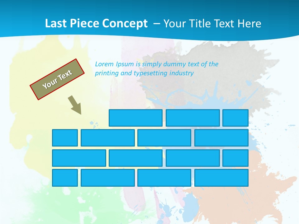 A Colorful Paint Splash Powerpoint Presentation PowerPoint Template