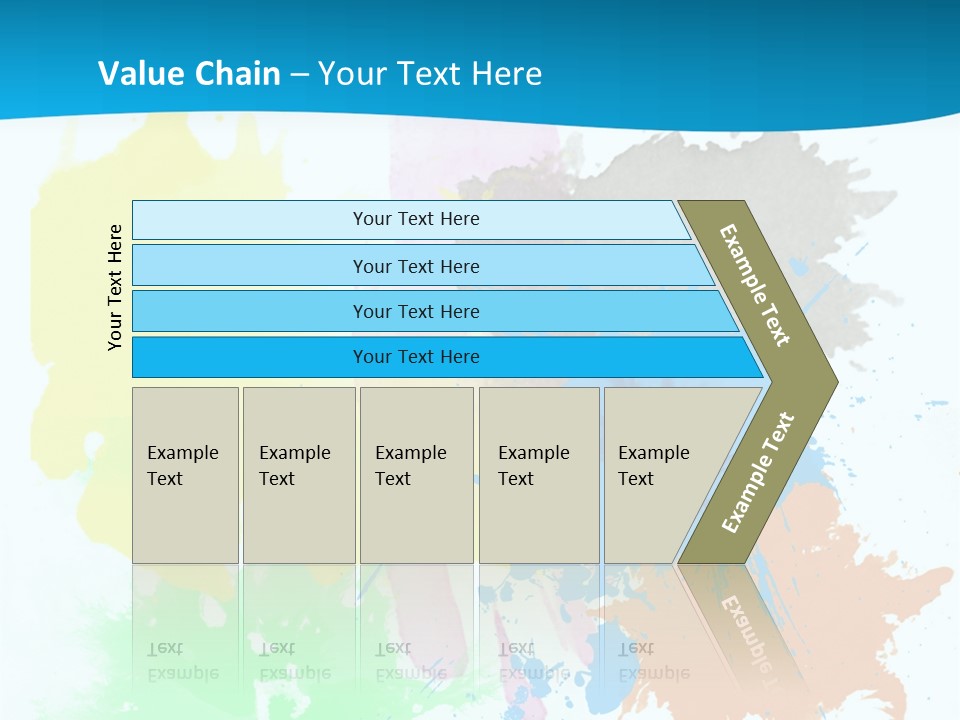 A Colorful Paint Splash Powerpoint Presentation PowerPoint Template