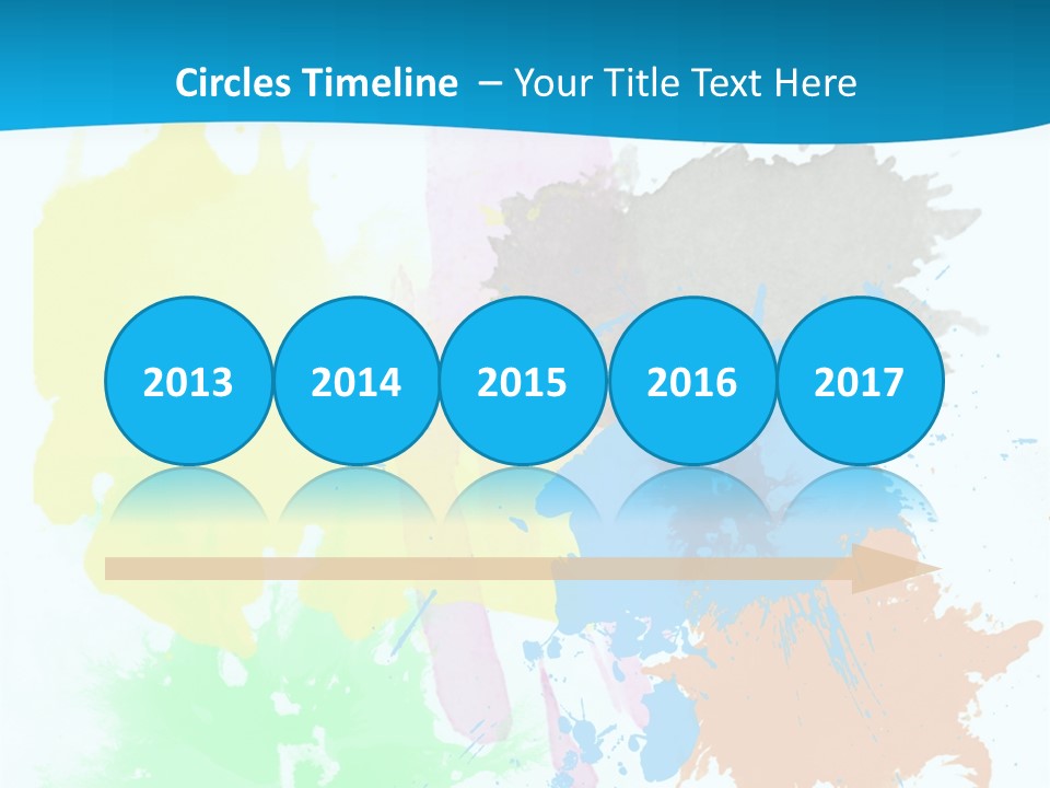 A Colorful Paint Splash Powerpoint Presentation PowerPoint Template