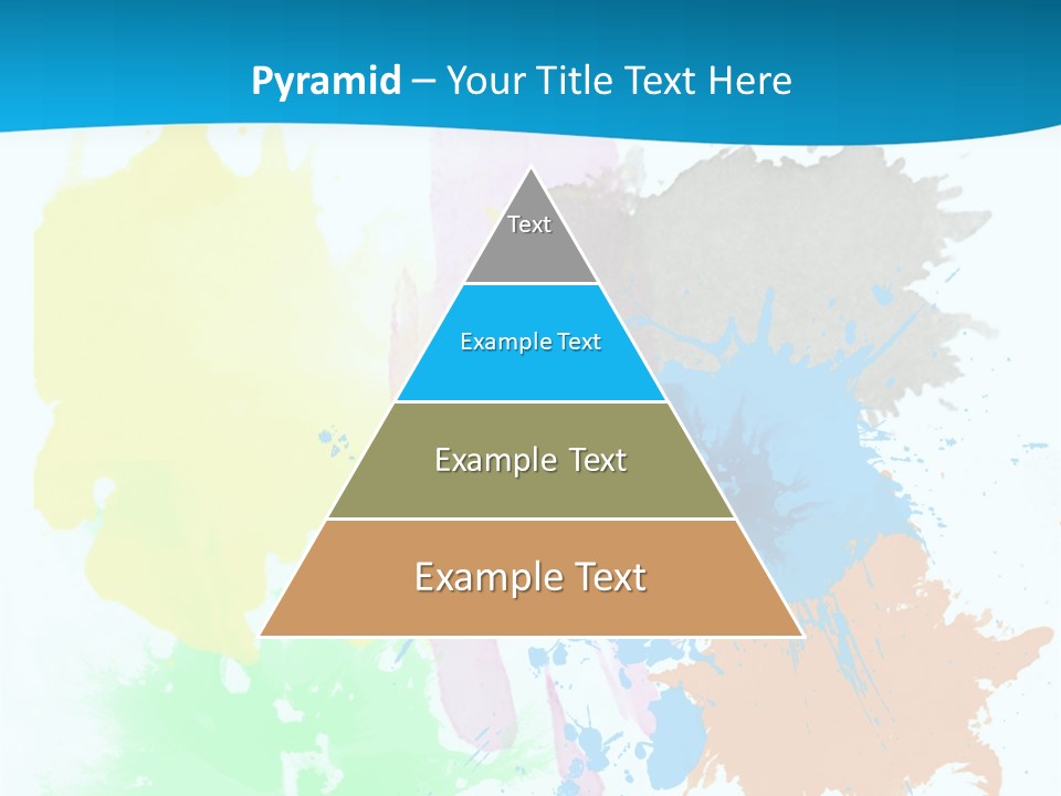 A Colorful Paint Splash Powerpoint Presentation PowerPoint Template