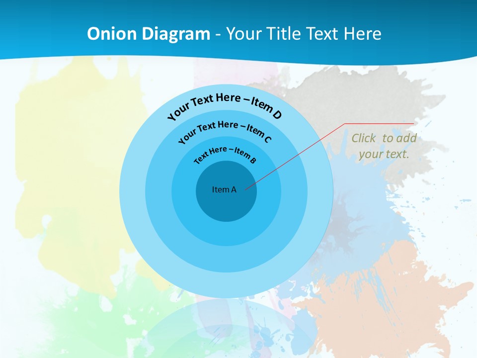 A Colorful Paint Splash Powerpoint Presentation PowerPoint Template