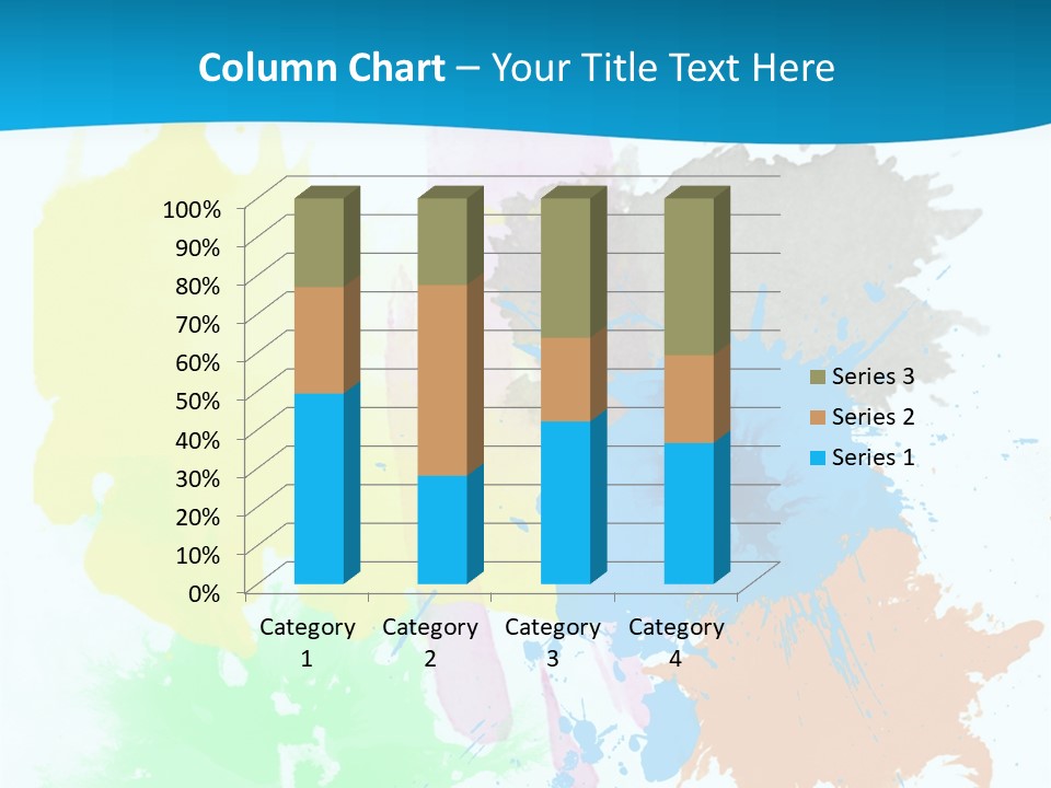 A Colorful Paint Splash Powerpoint Presentation PowerPoint Template