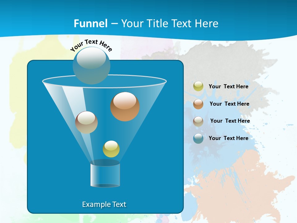 A Colorful Paint Splash Powerpoint Presentation PowerPoint Template