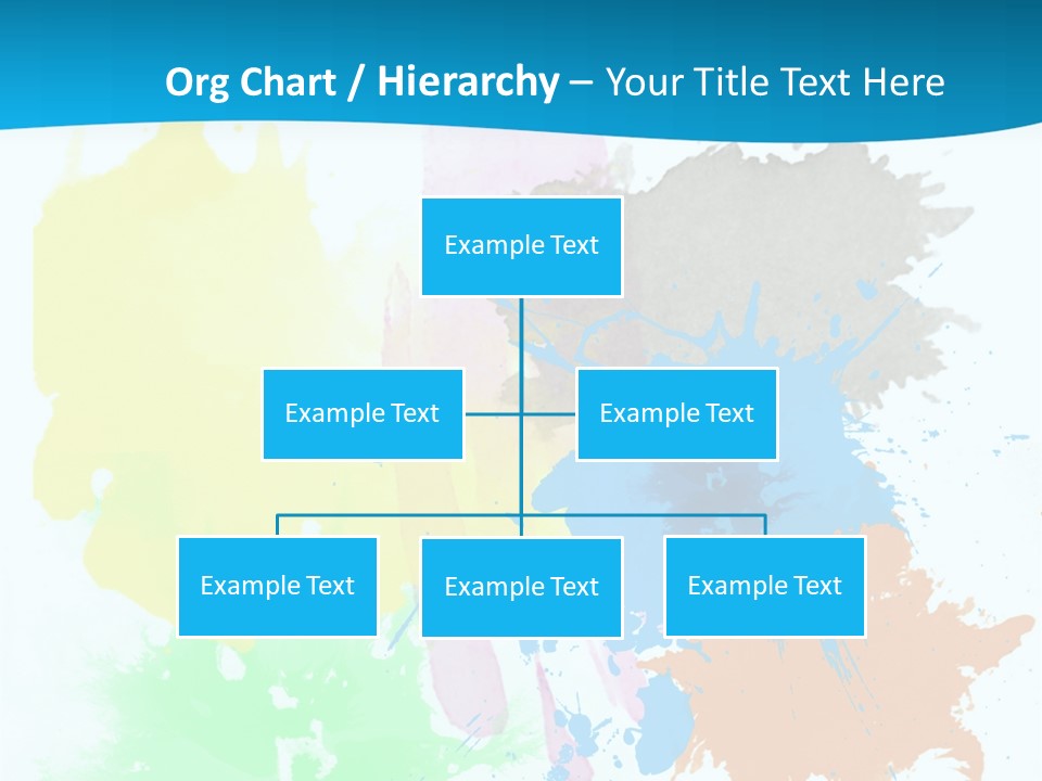 A Colorful Paint Splash Powerpoint Presentation PowerPoint Template