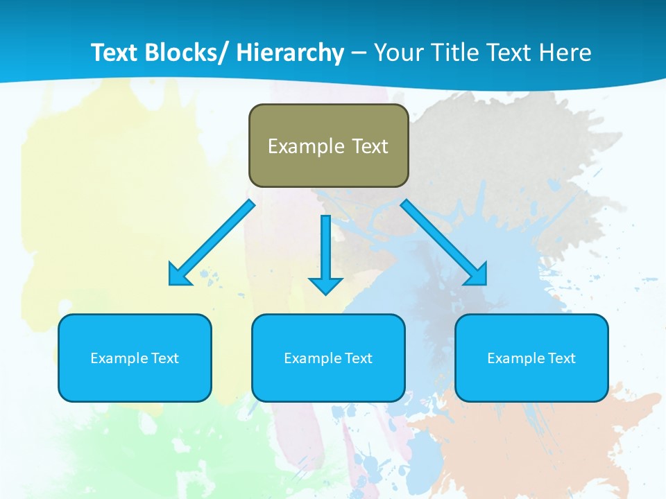 A Colorful Paint Splash Powerpoint Presentation PowerPoint Template