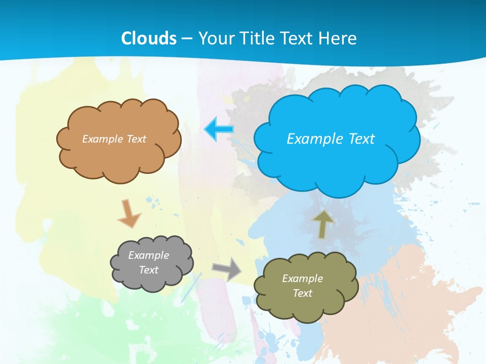 A Colorful Paint Splash Powerpoint Presentation PowerPoint Template