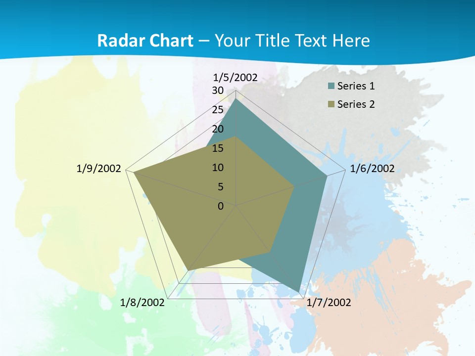 A Colorful Paint Splash Powerpoint Presentation PowerPoint Template