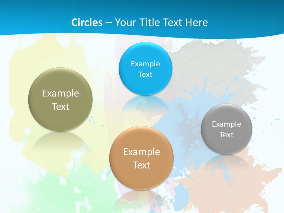 A Colorful Paint Splash Powerpoint Presentation PowerPoint Template