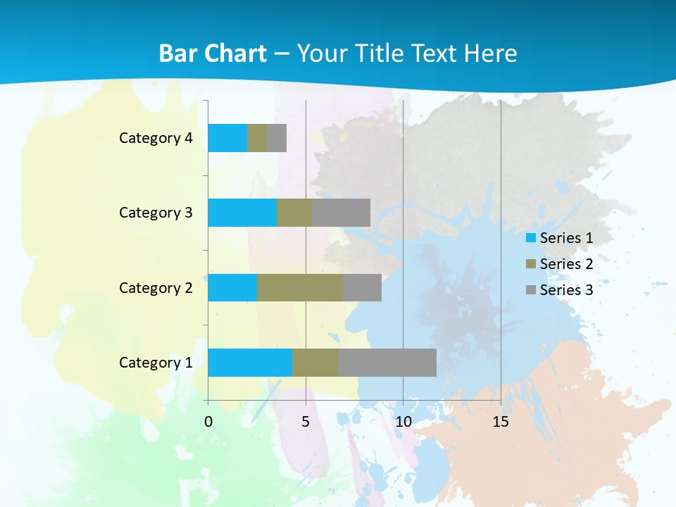 A Colorful Paint Splash Powerpoint Presentation PowerPoint Template