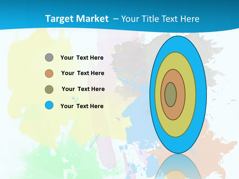 A Colorful Paint Splash Powerpoint Presentation PowerPoint Template