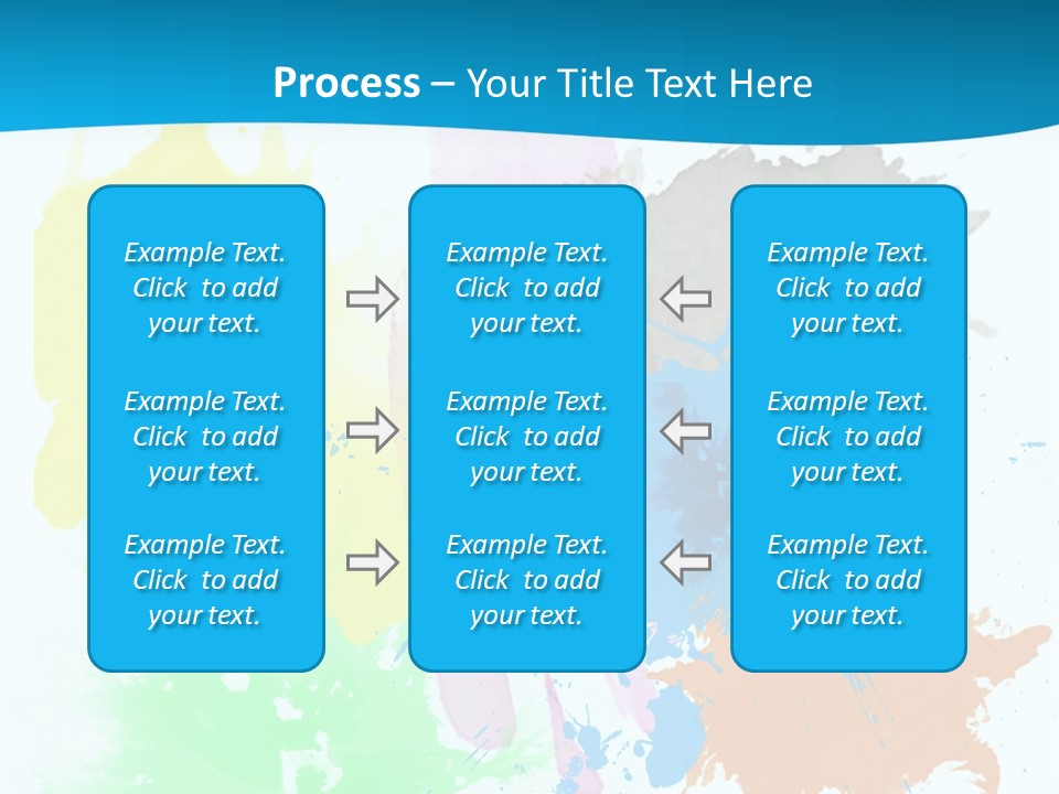 A Colorful Paint Splash Powerpoint Presentation PowerPoint Template
