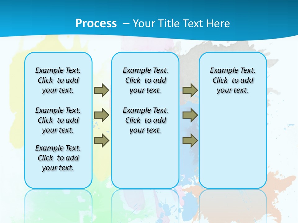 A Colorful Paint Splash Powerpoint Presentation PowerPoint Template