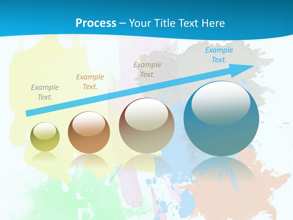 A Colorful Paint Splash Powerpoint Presentation PowerPoint Template