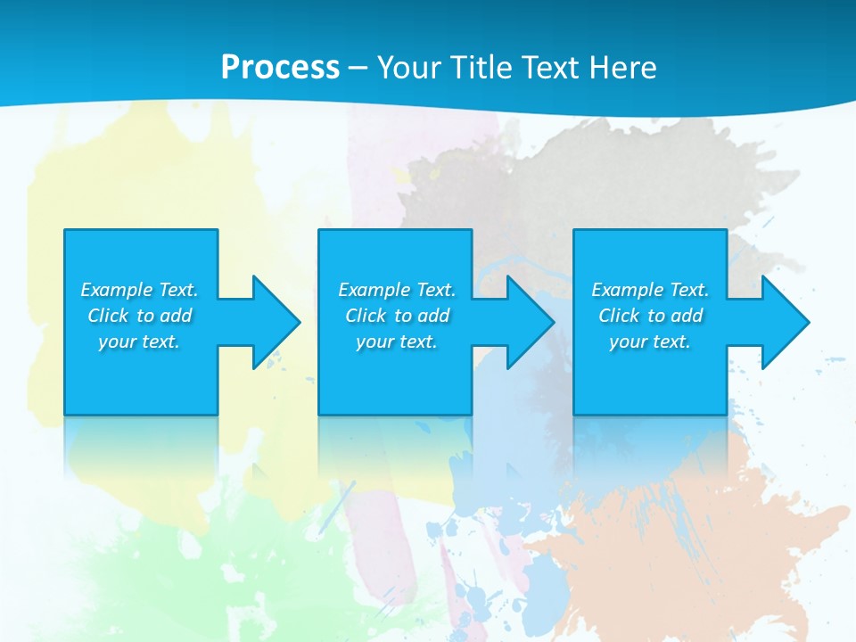 A Colorful Paint Splash Powerpoint Presentation PowerPoint Template