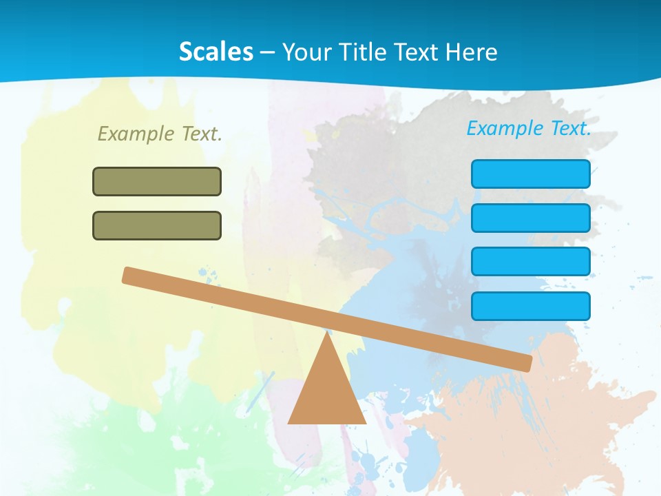A Colorful Paint Splash Powerpoint Presentation PowerPoint Template
