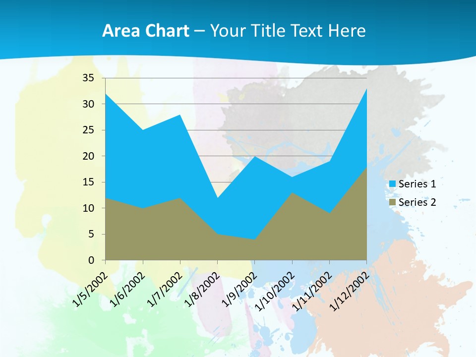 A Colorful Paint Splash Powerpoint Presentation PowerPoint Template