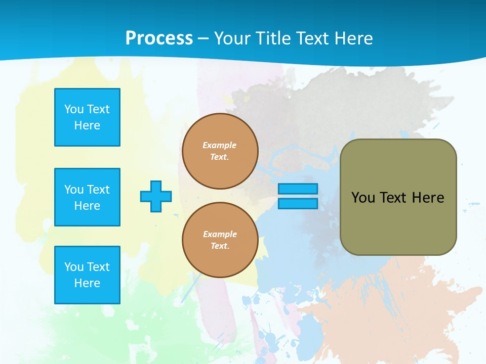 A Colorful Paint Splash Powerpoint Presentation PowerPoint Template