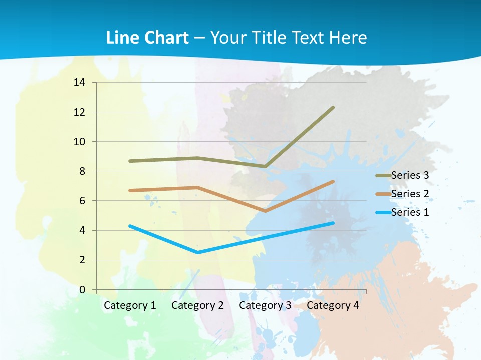 A Colorful Paint Splash Powerpoint Presentation PowerPoint Template