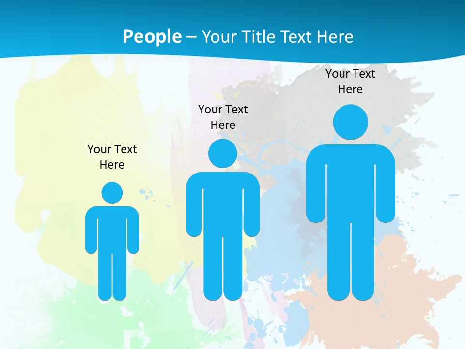 A Colorful Paint Splash Powerpoint Presentation PowerPoint Template