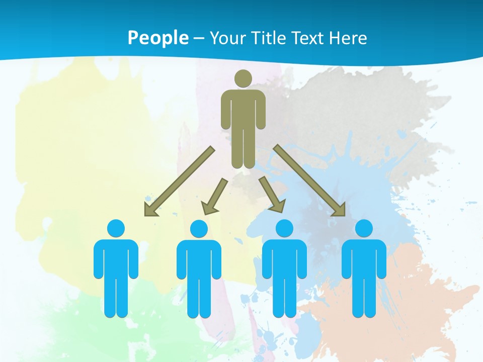 A Colorful Paint Splash Powerpoint Presentation PowerPoint Template