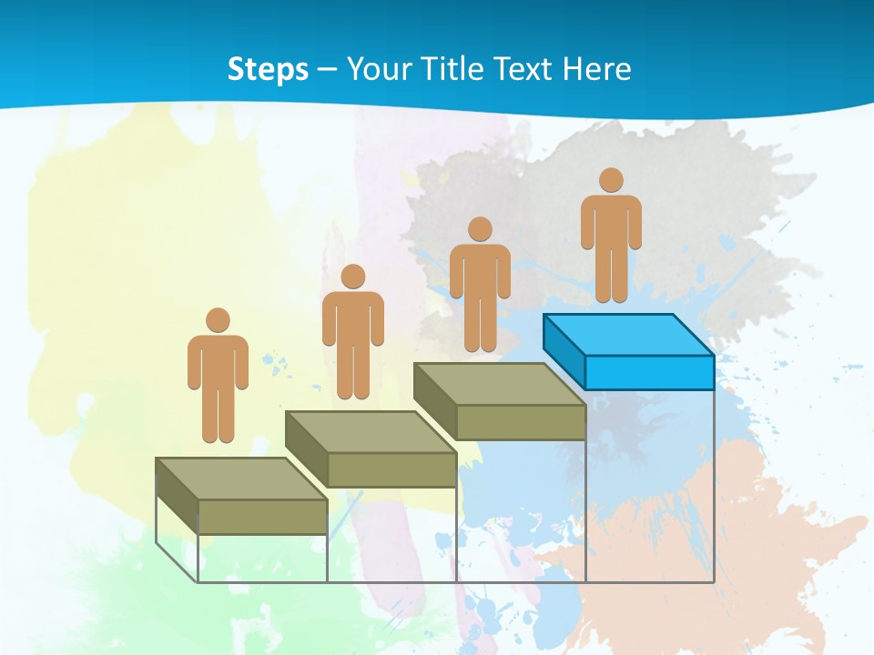 A Colorful Paint Splash Powerpoint Presentation PowerPoint Template