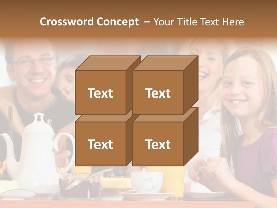 Baby Morning People PowerPoint Template