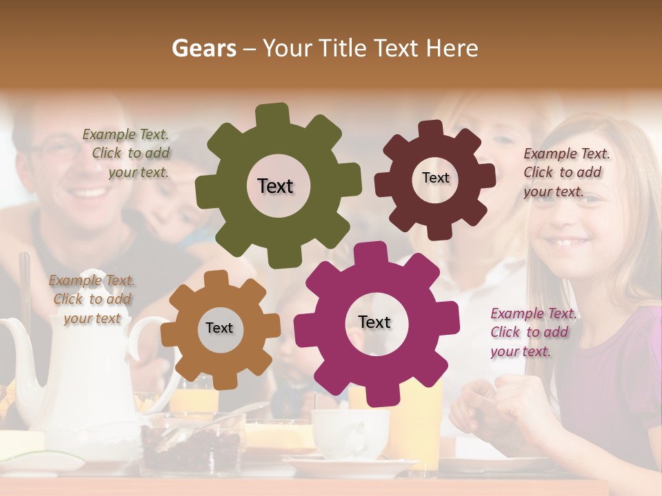 Baby Morning People PowerPoint Template