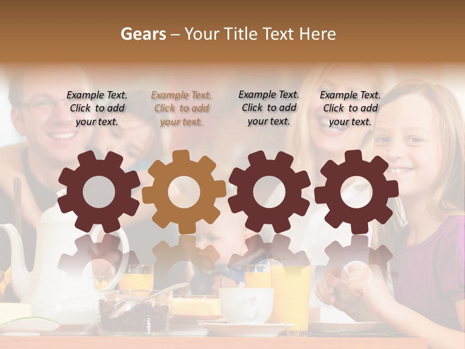 Baby Morning People PowerPoint Template