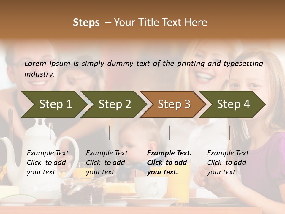 Baby Morning People PowerPoint Template