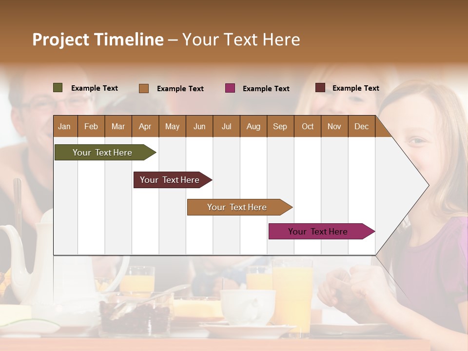 Baby Morning People PowerPoint Template