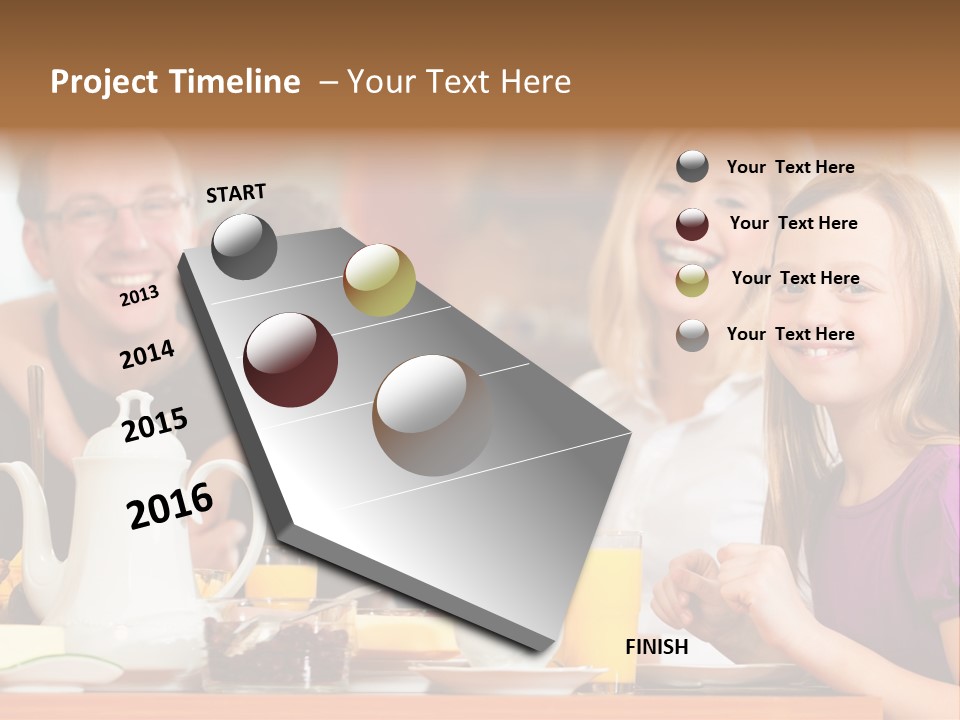 Baby Morning People PowerPoint Template
