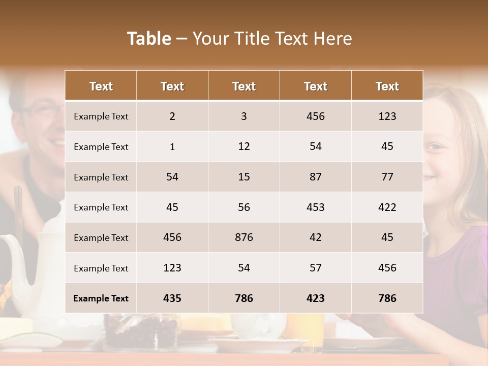 Baby Morning People PowerPoint Template