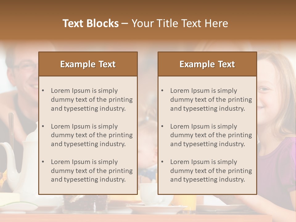 Baby Morning People PowerPoint Template