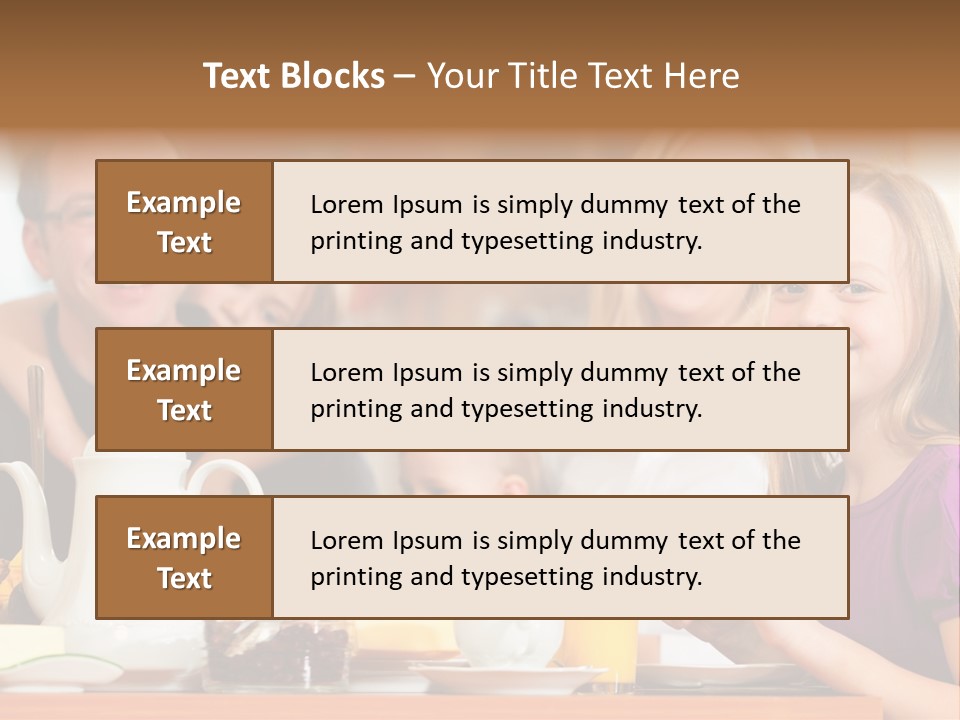 Baby Morning People PowerPoint Template