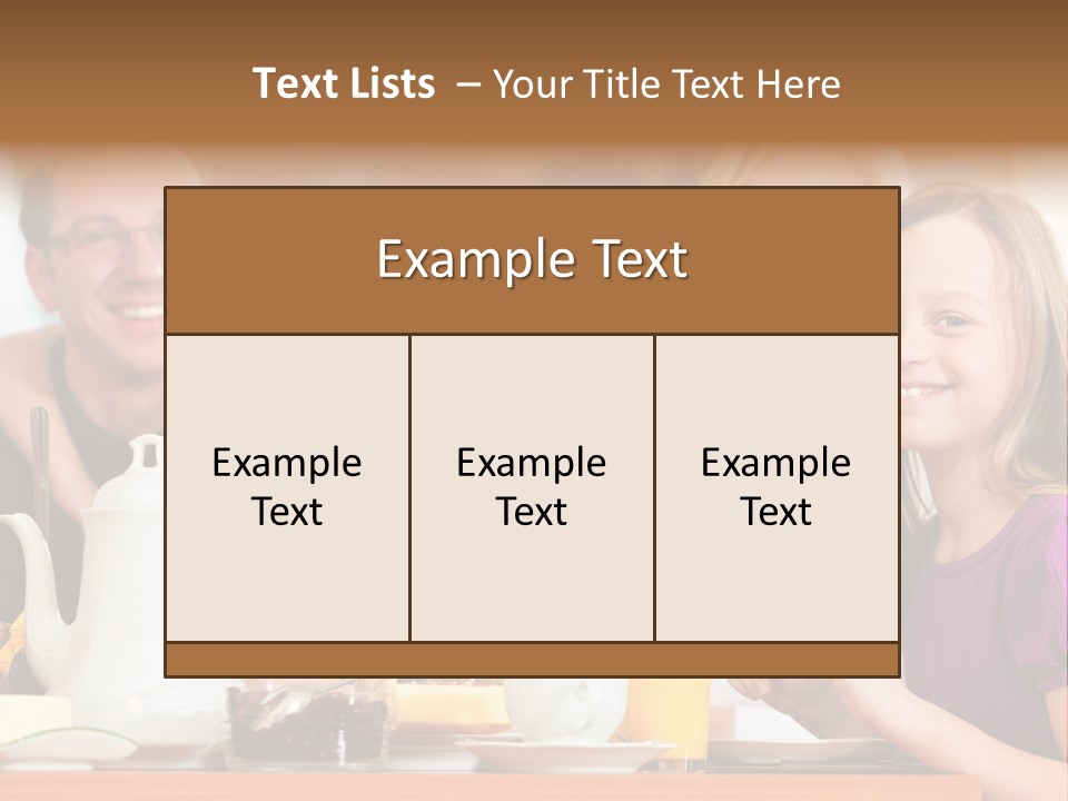 Baby Morning People PowerPoint Template