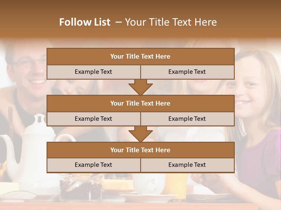 Baby Morning People PowerPoint Template
